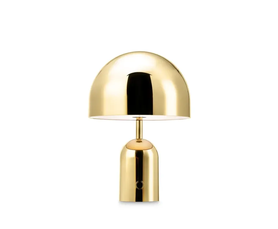 Bell Portable table lamp, Gold
