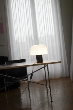 Bellhop Glass T table lamp, Choko