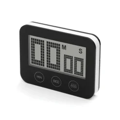 Bengt Ek digital timer with touchscreen, black
