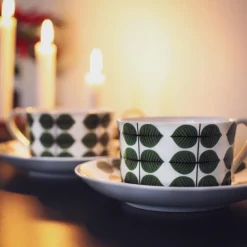 Berså teacup with saucer 35 cl, Green
