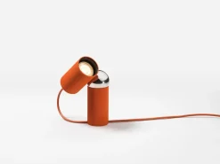 Bilboquet table lamp, Tomato