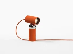 Bilboquet table lamp, Tomato