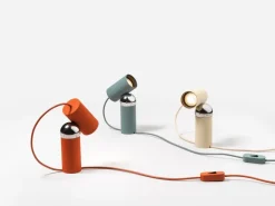 Bilboquet table lamp, Tomato