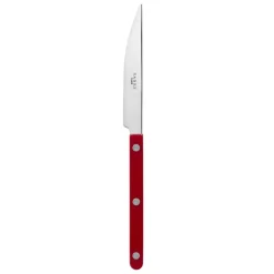 Bistrot knife shiny, burgundy