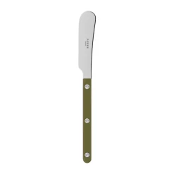 Bistrot solid butter spreader 14 cm, Green fern