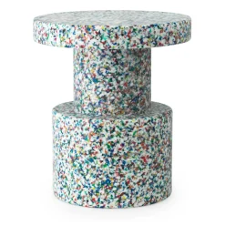 Bit stool, White-multi
