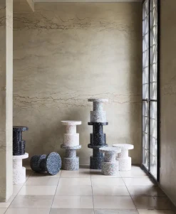 Bit stool, White-multi