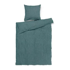 Bæk&Bølge bedding set 140x220 cm, Green-light blue