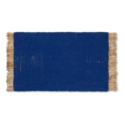 Blid door mat 80x50 cm, Blue