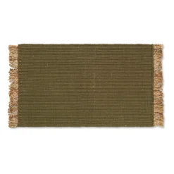 Blid doormat 50x80 cm, Olive-natural