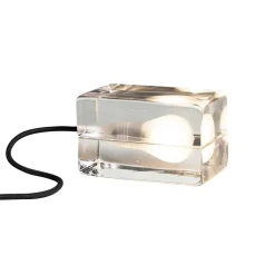 Block Lamp, black cord