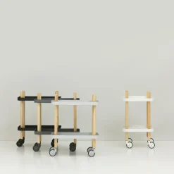 Block table, light grey