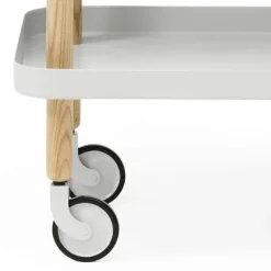 Block table, light grey
