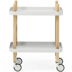 Block table, light grey