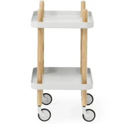 Block table, light grey