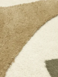 Bloco tufted rug, Green-off white, 80x120 cm