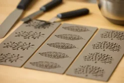 Blomsterbergs tuile silicone mold branch, Latte