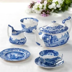 Blue Italian cream jug, 22 cl/ 8 oz