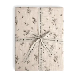 Bluebell Muslin fitted sheet, 160x200x30 cm