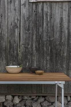 Bänk 9 bench, Teak-170 cm-hot-dip galvanized