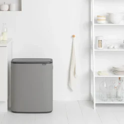 Bo touch bin 60 L, Mineral concrete grey