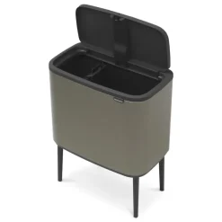 Bo touch bin 11+23 litre, platinum