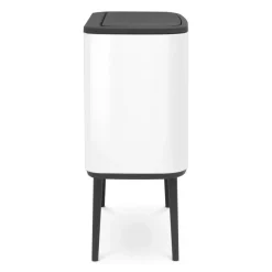 Bo touch bin 11+23 litre, white