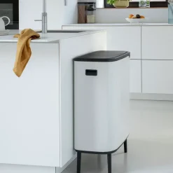 Bo touch bin high 60 L, White