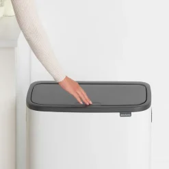 Bo touch bin 2x30 L, White