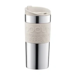 Bodum travel mug 35 cl stainless steel, Off white