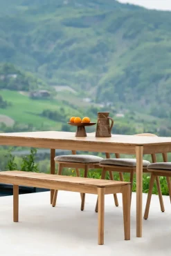 Bok outdoor bench, Teak 137 cm