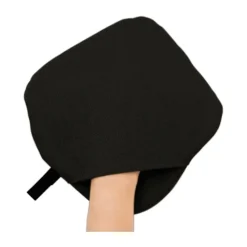 Bosign non-slip potholder with pocket, Black