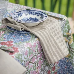 Botanic Garden fabric, Multi-blue