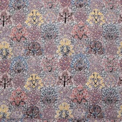 Botanical Garden linen, Pink brown