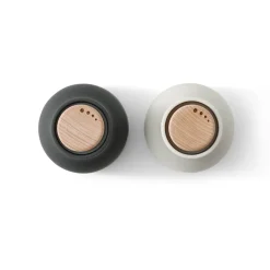 Bottle Grinder spice mill - small 2-pack, Ash-carbon-beech