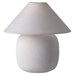 Boulder lamp base 18.2 cm, White