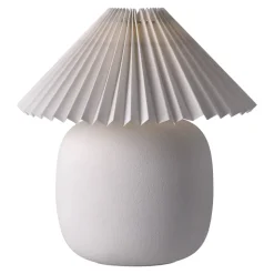 Boulder lamp base 18.2 cm, White
