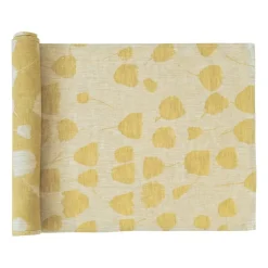 Bouquet tablerunner 150x45 cm, Yellow-white