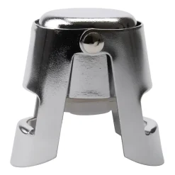 Bourdeaux wine- and champagne stopper, Stainless steel