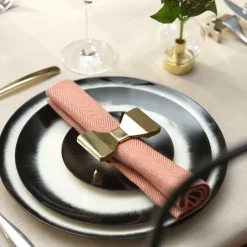 Bowie napkin ring 2-pack, Brass