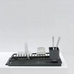Brabantia dish rack, dark grey