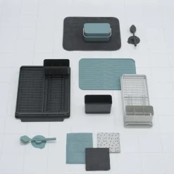 Brabantia dish rack, dark grey