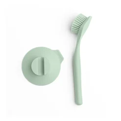 Brabantia dishbrush with suction cup, Jade green