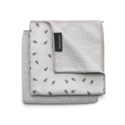 Brabantia microfiber cloth 2-pack, light grey