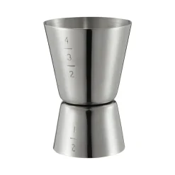 Braddon measuring glass 4 cl, Stainless steel