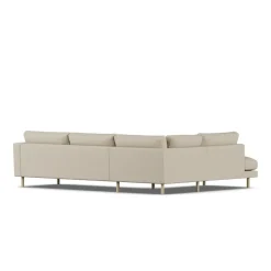 Bredhult sofa, Bern Beige 0341-white-oiled oak, 3-seater A2