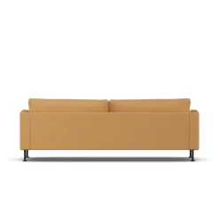 Bredhult sofa, Jump Honey 1959-black steel, 3-seater