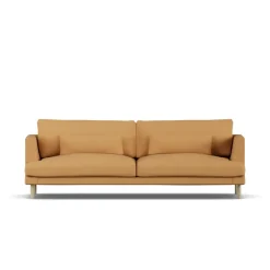 Bredhult sofa, Jump Honey 1959-white-oiled oak, 3-seater