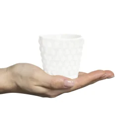 Bubbles espresso cup 10 cl, White