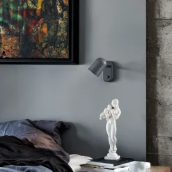 Buddy wall lamp, Dark grey